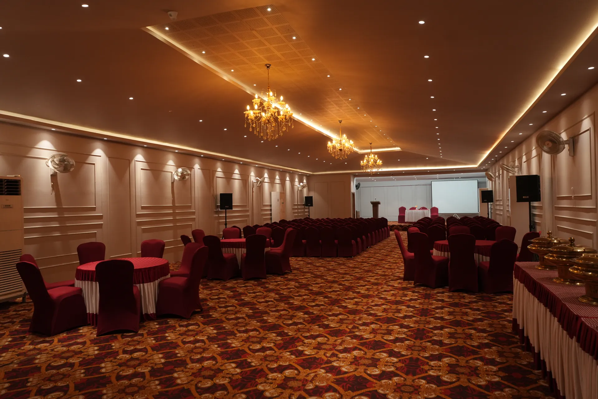 Banquet Hall Chandeliers